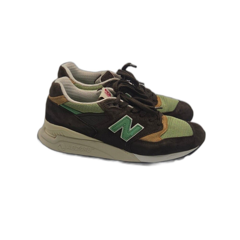 New Balance 998 Sneakers Brown Green Mens Size 7
